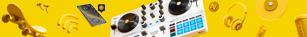 Portable DJ controllers