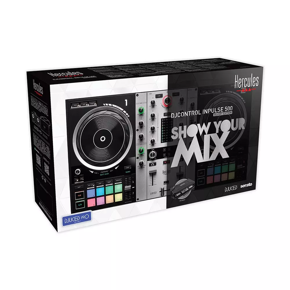 Hercules DJControl Impulse 500 コントローラー DJControl Inpulse 500 Purple Edition - DJ Controller - Hercules