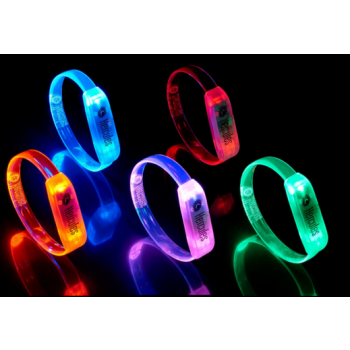 LED Wristbands Pack – 10 pulseiras luminosas interativas