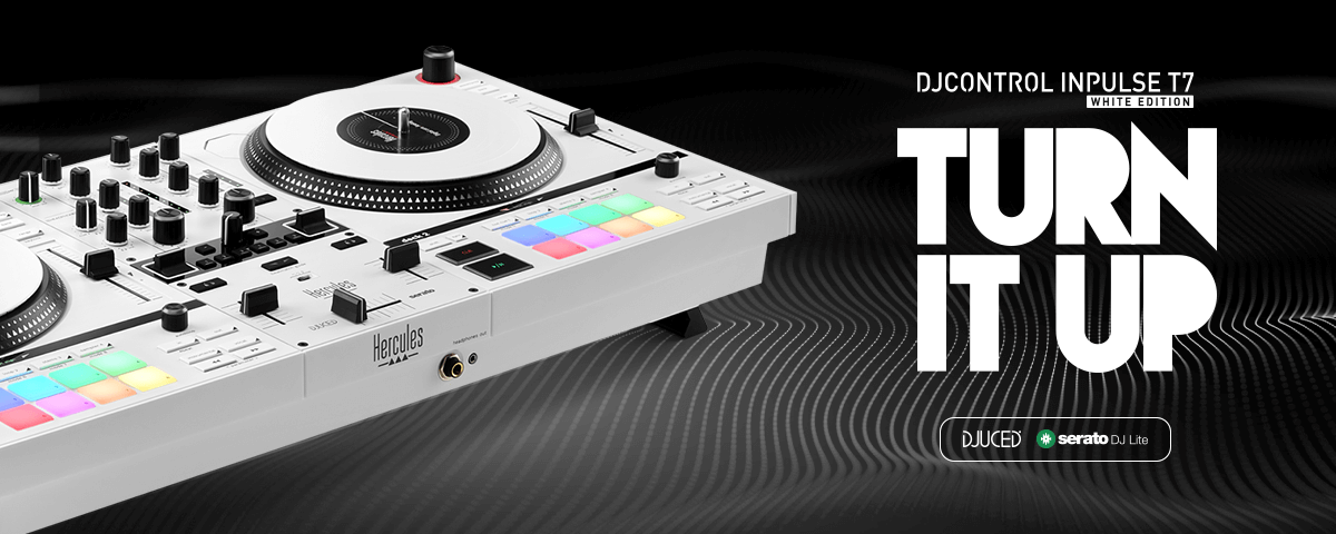 DJControl Inpulse T7 white banner